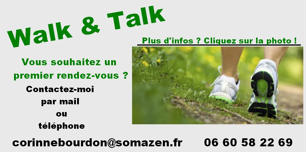 Walk and Talk ou le coaching en marchant...